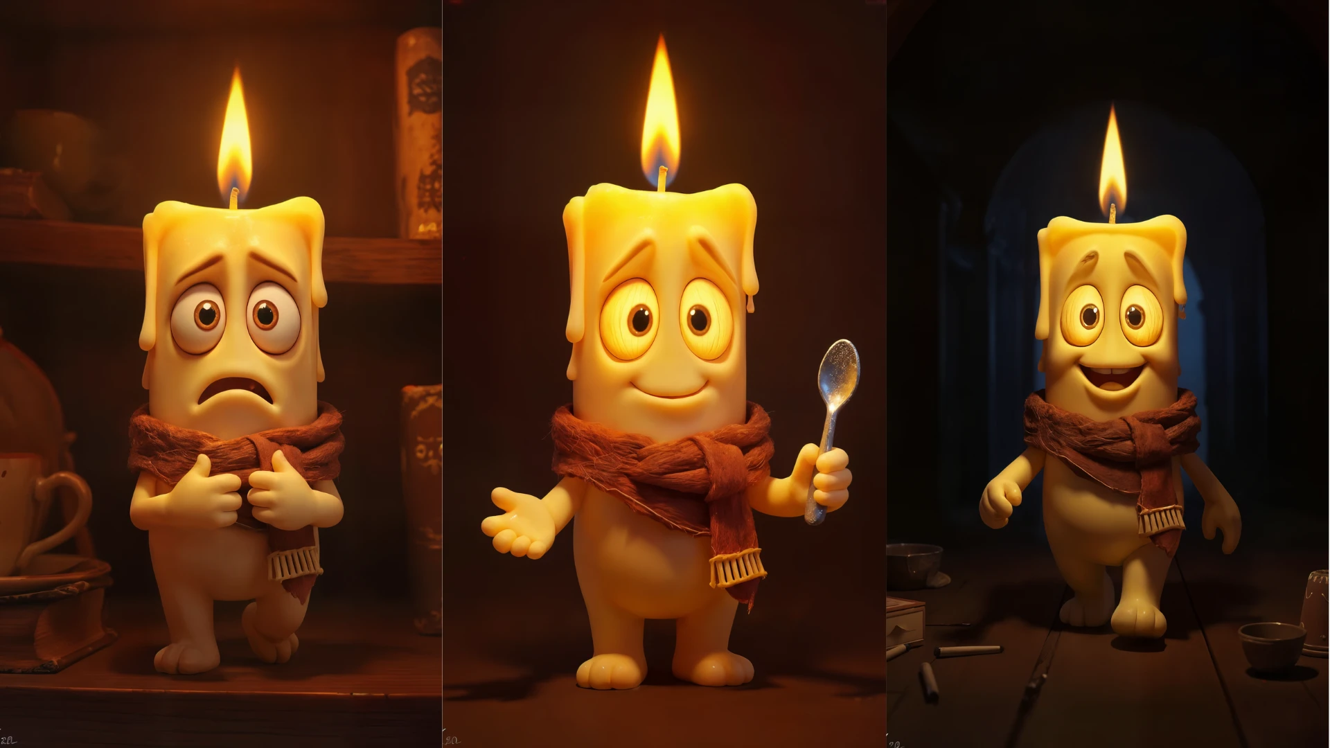 A range of consistent cartoon styles generated in Neolemon
